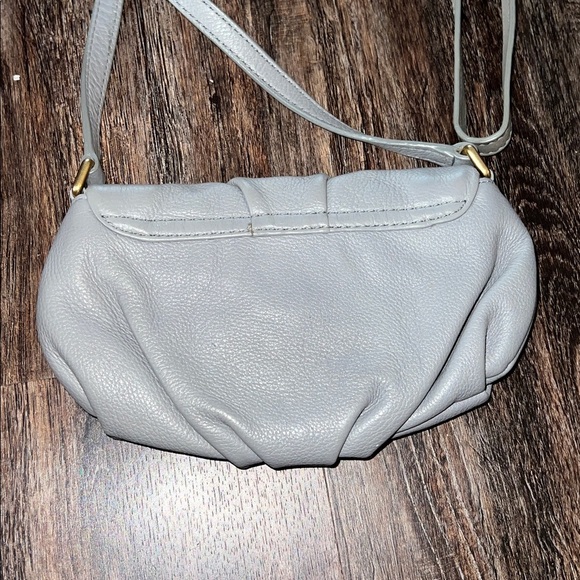 Marc By Marc Jacobs Gray Leather Bag with Gold Accents - Picture 4 of 9